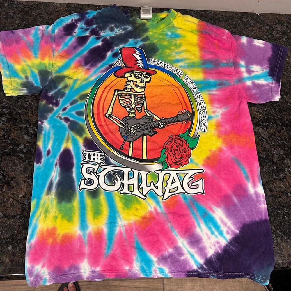 Grateful Dead Experience T Shirt The Schwag 2012 Tie Dye Size Medium